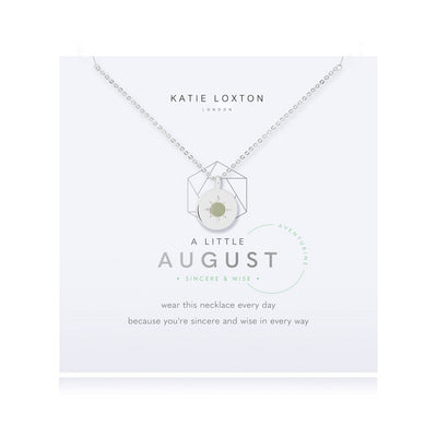 katie loxton a littles necklace august aventurine