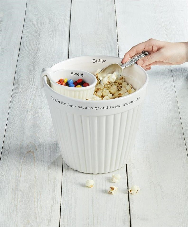 Fun Bowl Sectioned Cereal Bowl with Beige Handle