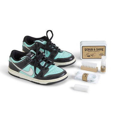 scrub and shine sneaker cleaning set
