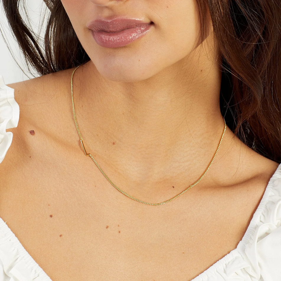 Gorjana Wilder Alphabet Necklace Bella Bea Boutique ATX
