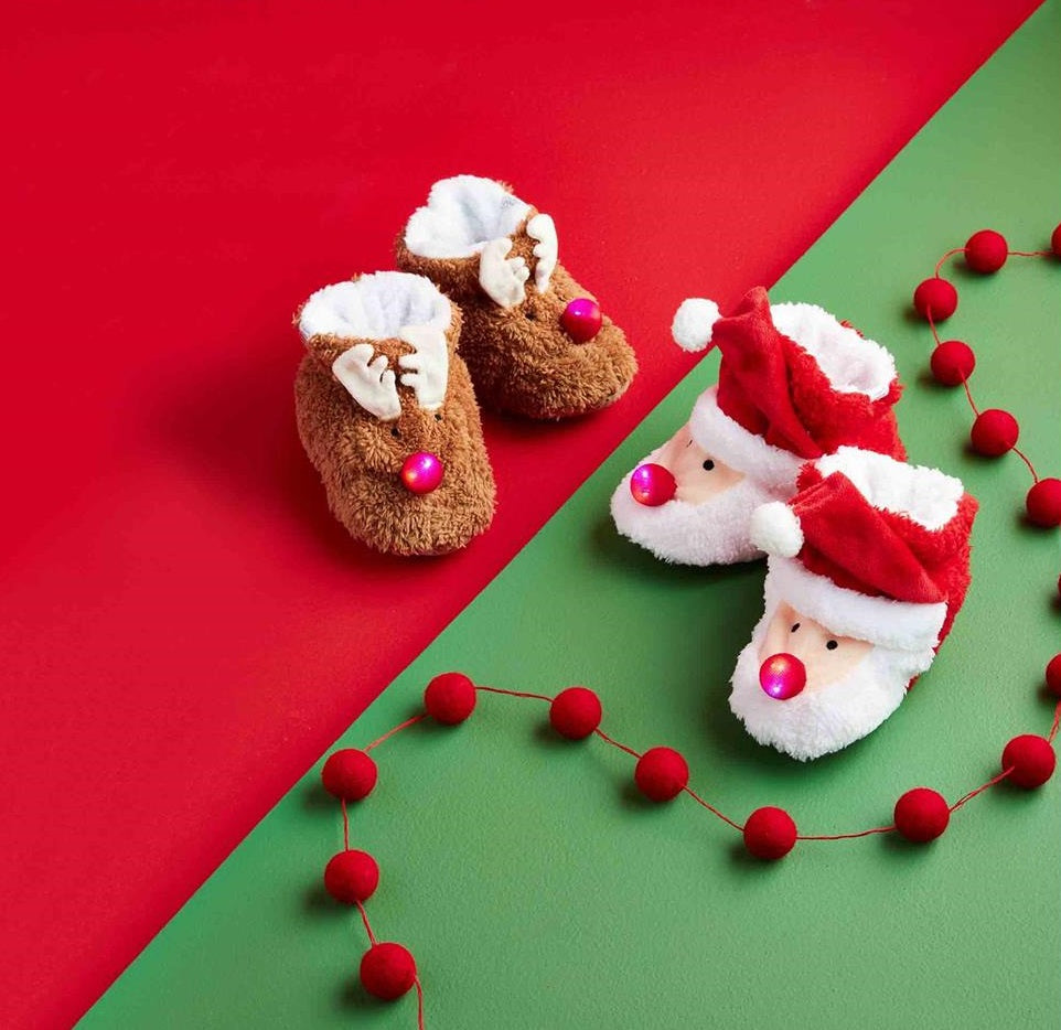 Mud Pie Holiday Light Up Slippers – Bella Bea Boutique, ATX