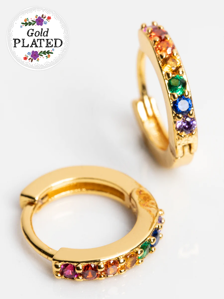 Natural life rainbow earrings discount