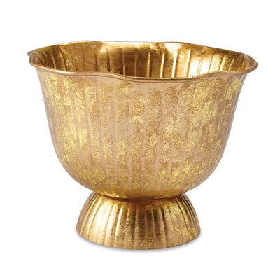 Gold Foil Pedestal Bowl - Bella Bea Boutique