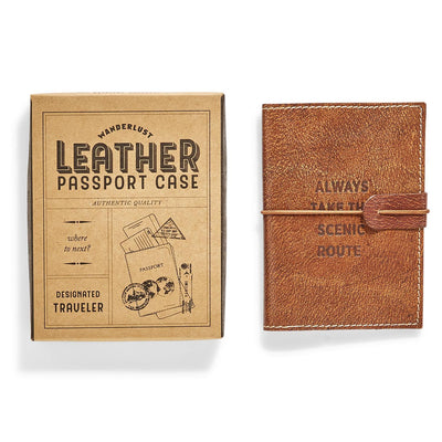 genuine leather passport case