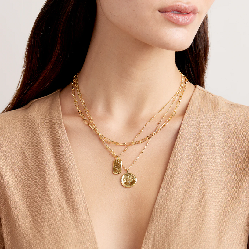 Gorjana dog tag necklace hot sale