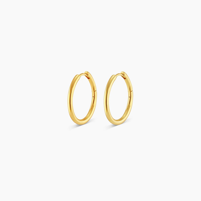 gorjana sloane hoops earrings gold