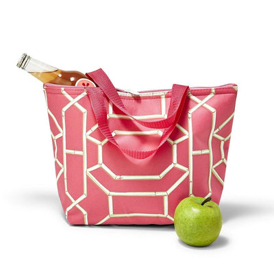 hampton insulated thermal tote pink