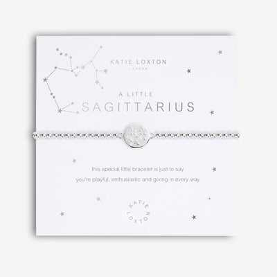Katie Loxton a little zodiac bracelet sagittarius silver
