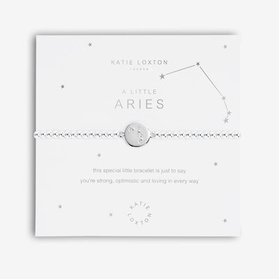 katie loxton a little zodiac bracelet silver aries