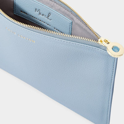 katie loxton birthstone pouch blue march