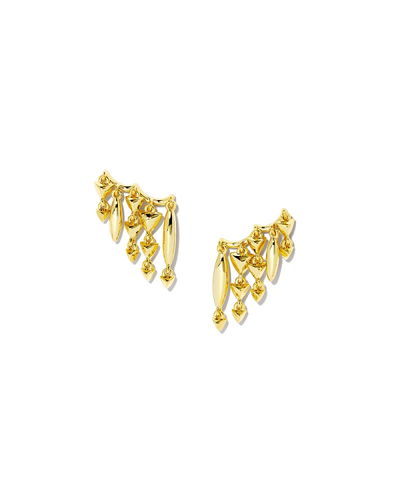 kendra scott quinn ear climber earrings gold