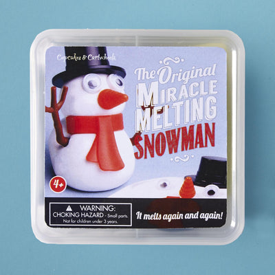 miracle melting snowman holiday christmas toy
