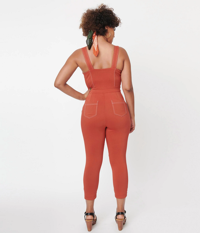 Unique Vintage Eartha Jumpsuit Bella Bea Boutique ATX