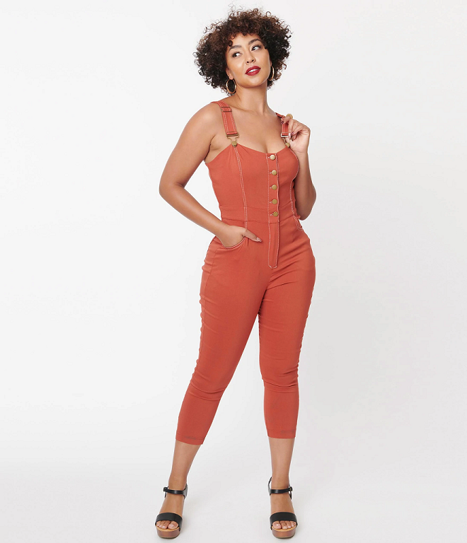 Unique Vintage Eartha Jumpsuit Bella Bea Boutique ATX