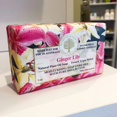 wavertree and london australian natural bar soap ginger lily