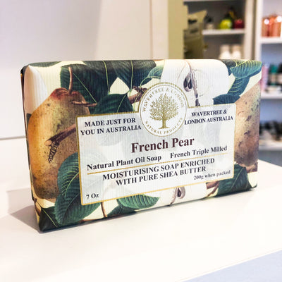 wavertree and london australian natural bar soap french pear
